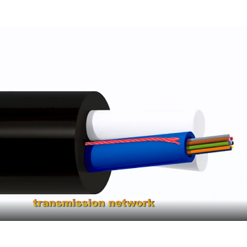 ASU Fibra Óptica Cabo 4cores G652D Revestimento PE